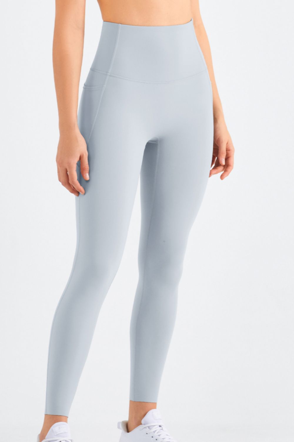 Highly Stretchy Elastic Waistband Pocket Yoga Leggings  Activewear- Doll Fits