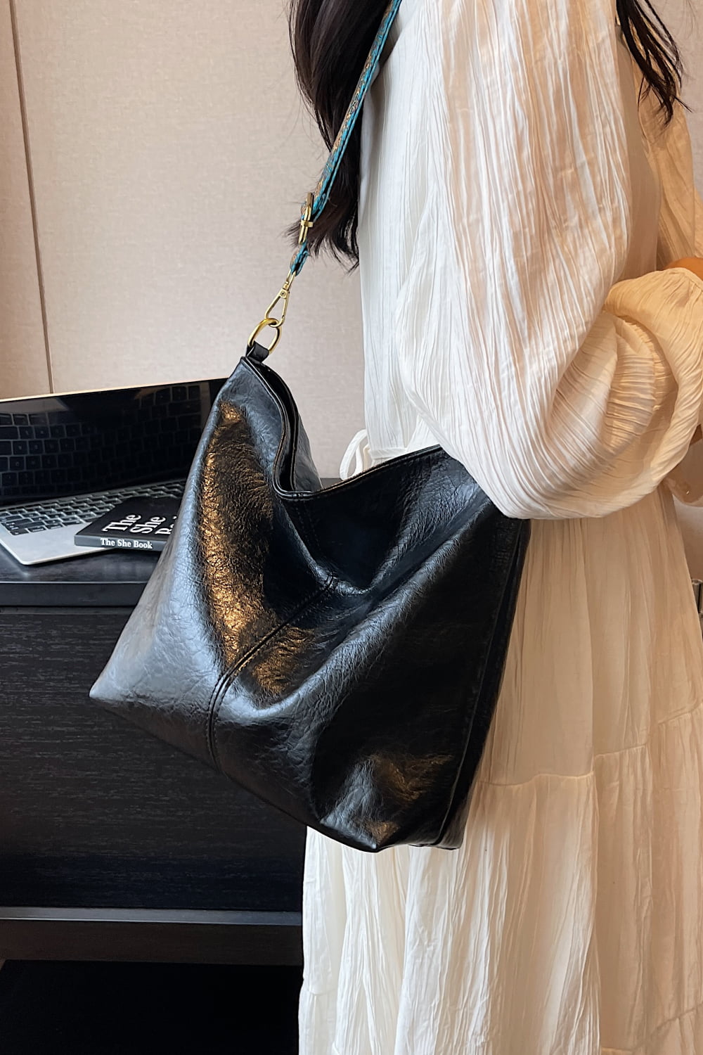PU Leather Shoulder Bag  Handbags- Doll Fits