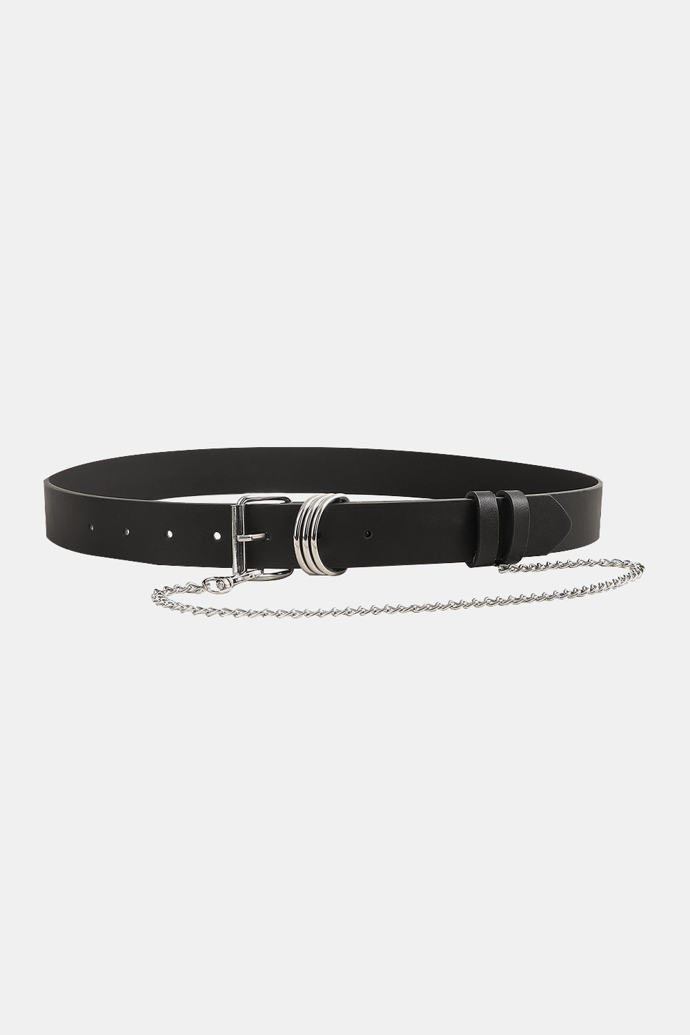 PU Leather Alloy Chain Belt  - Doll Fits
