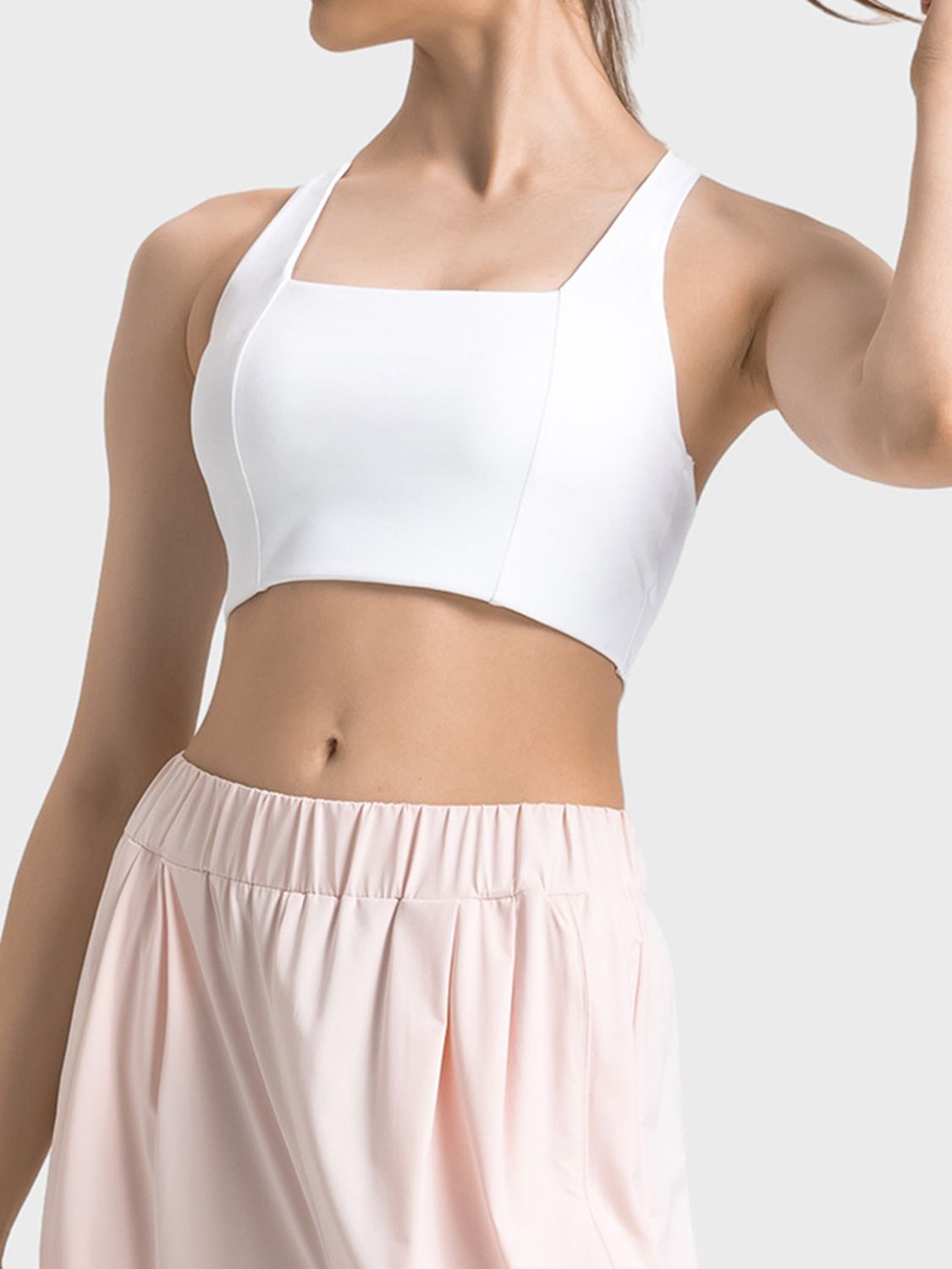 Scoop Neck Sports Bra  - Doll Fits