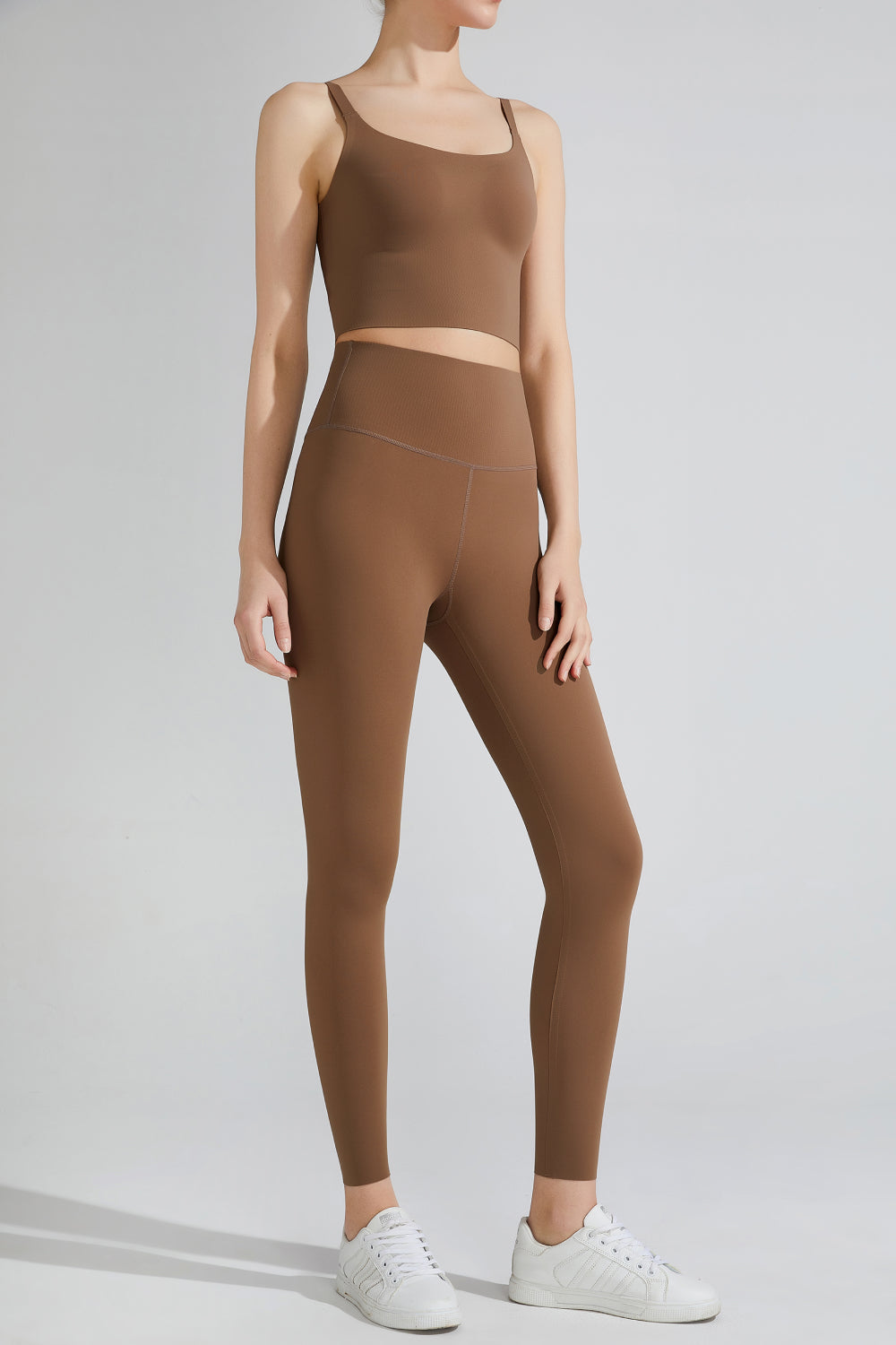 Wide Waistband Sports Leggings  Activewear- Doll Fits
