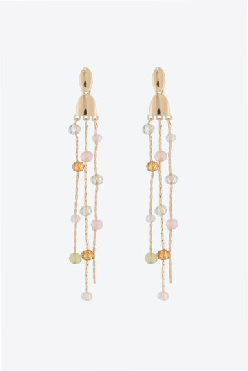 Beaded Long Chain Earrings  Earrings- Doll Fits