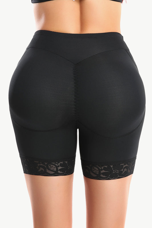 Full Size Lace Trim Lifting Pull-On Shaping Shorts  Shapewear- Doll Fits