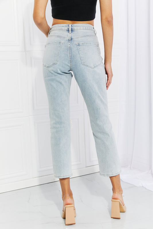 Vervet by Flying Monkey Stand Out Full Size Distressed Cropped Jeans  Pants- Doll Fits