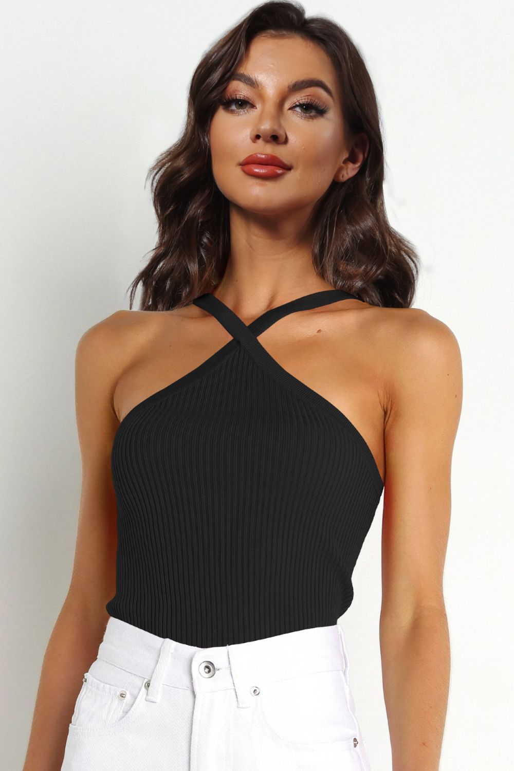 Ribbed Cami Top  Shirts & Tops- Doll Fits