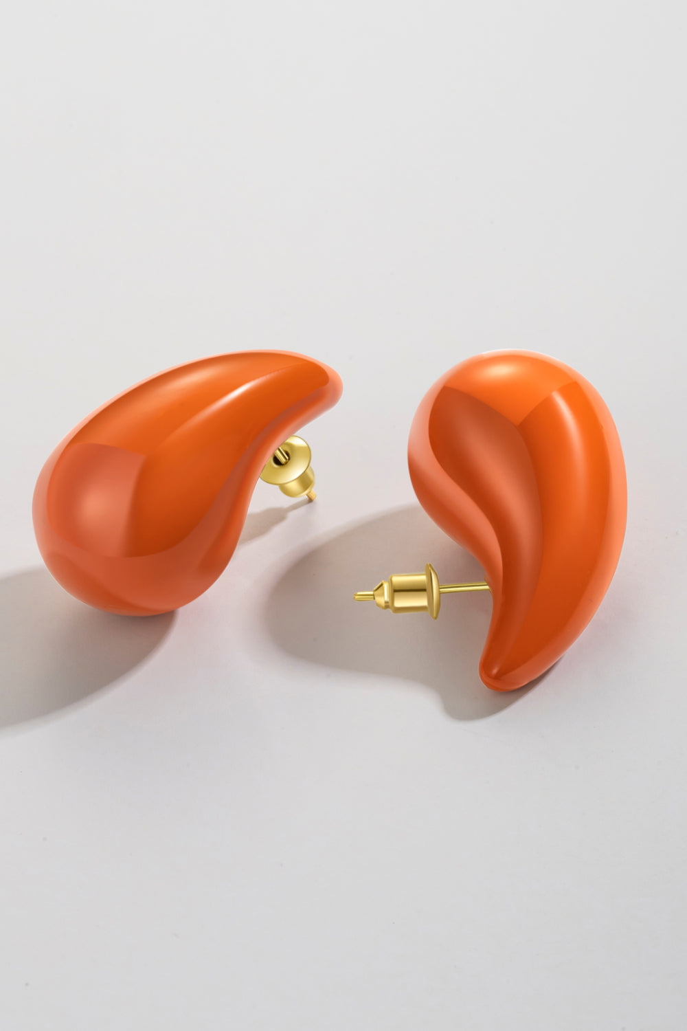 Big Size Water Drop Brass Earrings  Earrings- Doll Fits