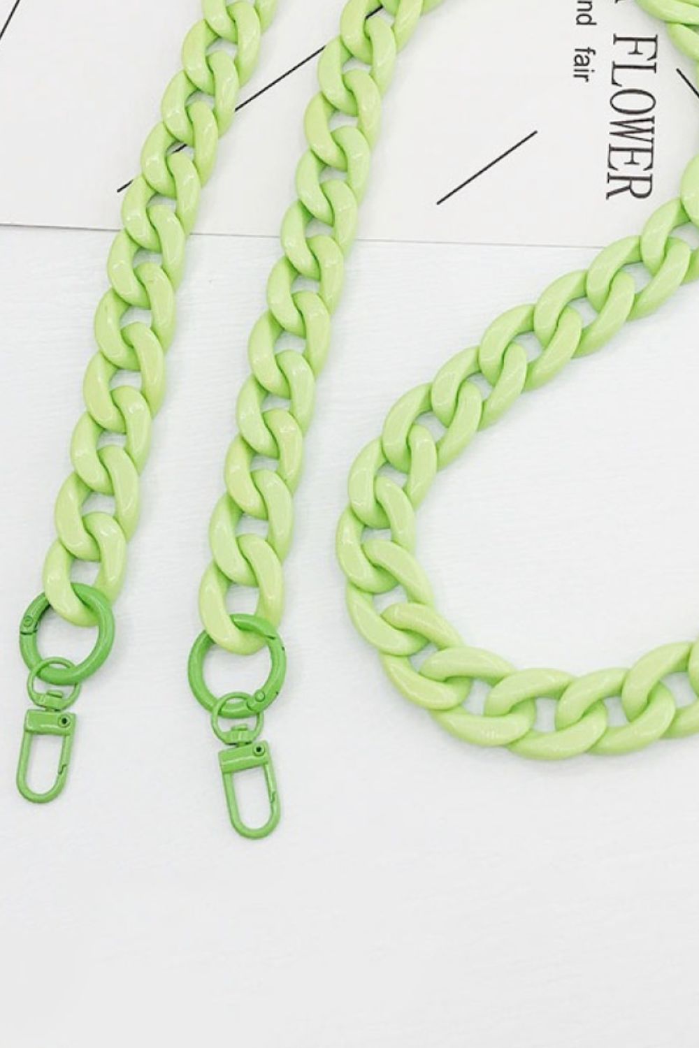 Resin Crossbody Chain  - Doll Fits