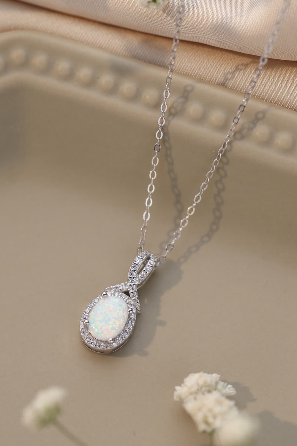 Feeling My Best Opal Pendant Necklace  Necklaces- Doll Fits
