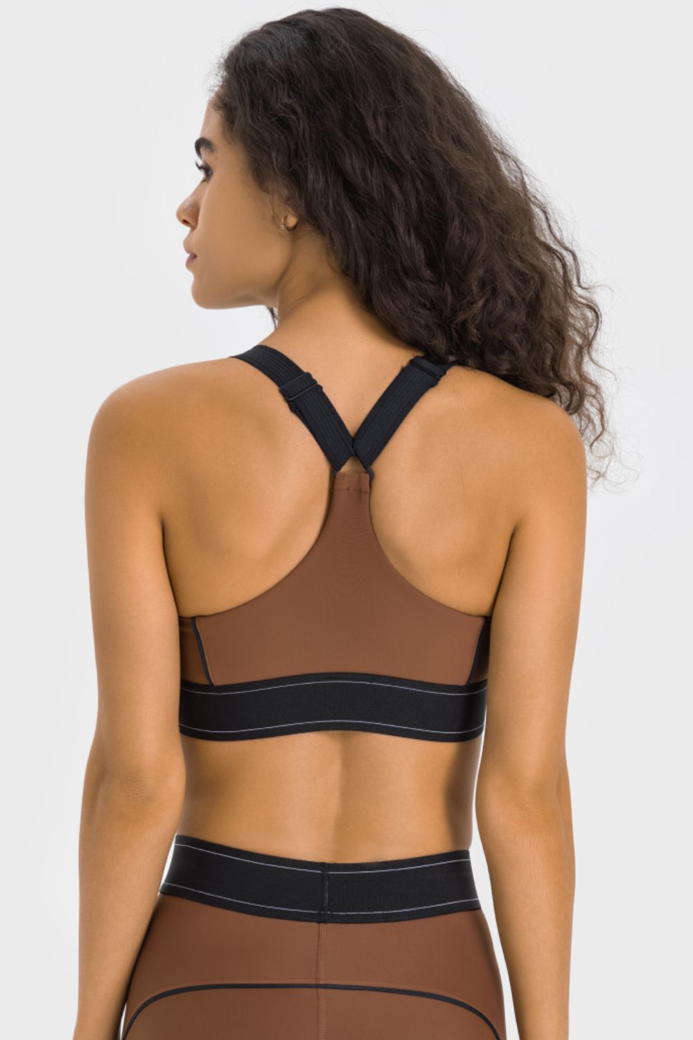 Contrast Sports Bra  Activewear- Doll Fits