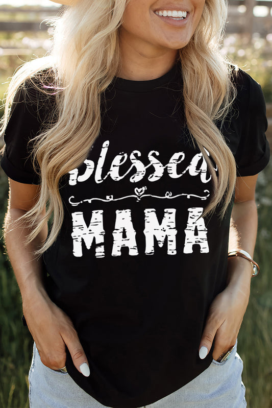 BLESSED MAMA Graphic Tee  Shirts & Tops- Doll Fits
