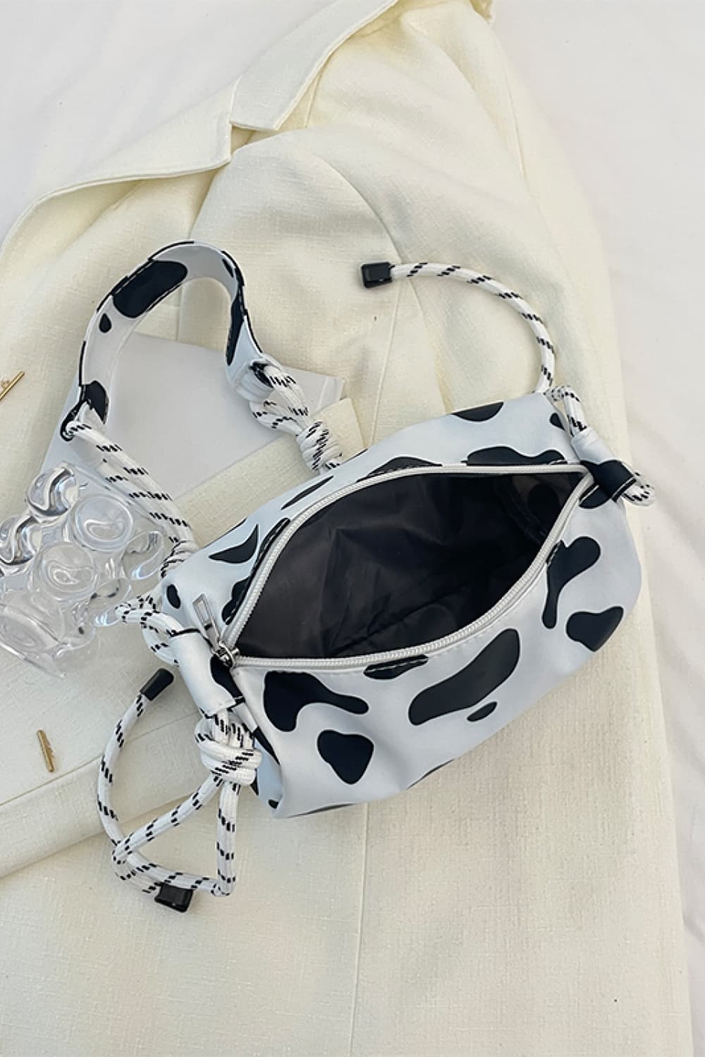 Animal Print Nylon Handbag  Handbags- Doll Fits