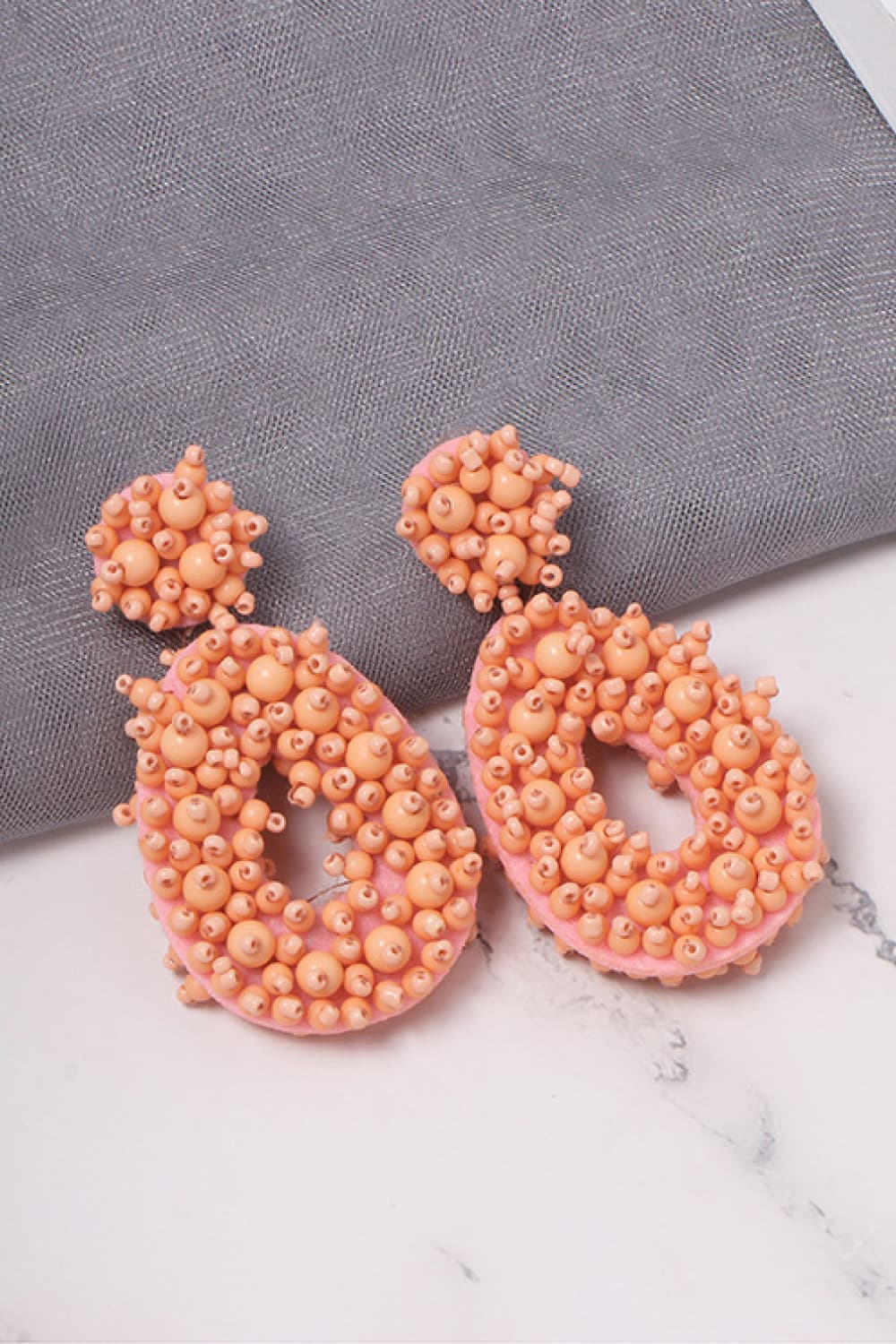 Beaded Dangle Earrings  Earrings- Doll Fits