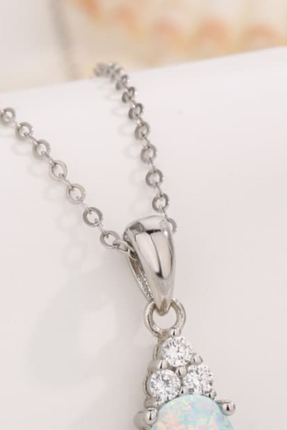 Find Your Center Opal Pendant Necklace  Necklaces- Doll Fits
