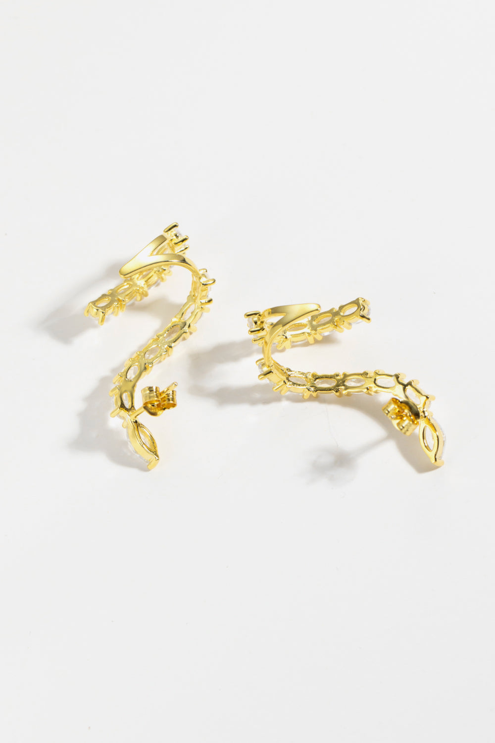 Zircon 925 Sterling Silver Earrings  Earrings- Doll Fits
