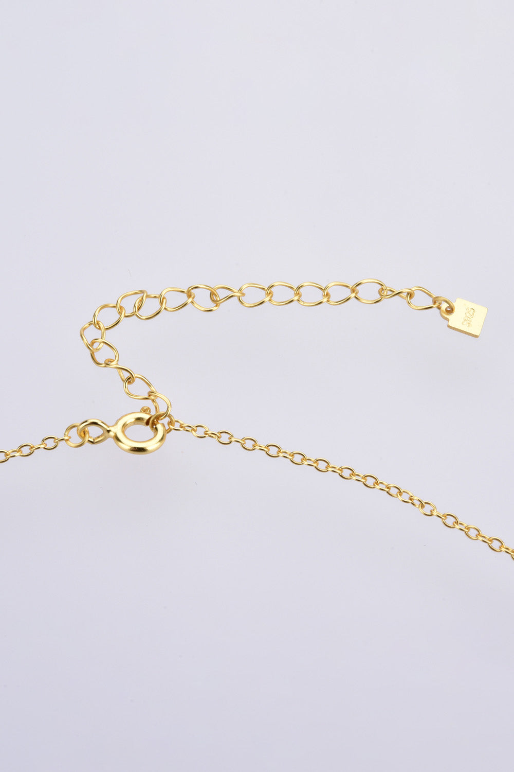 925 Sterling Silver Zircon Necklace  Necklaces- Doll Fits