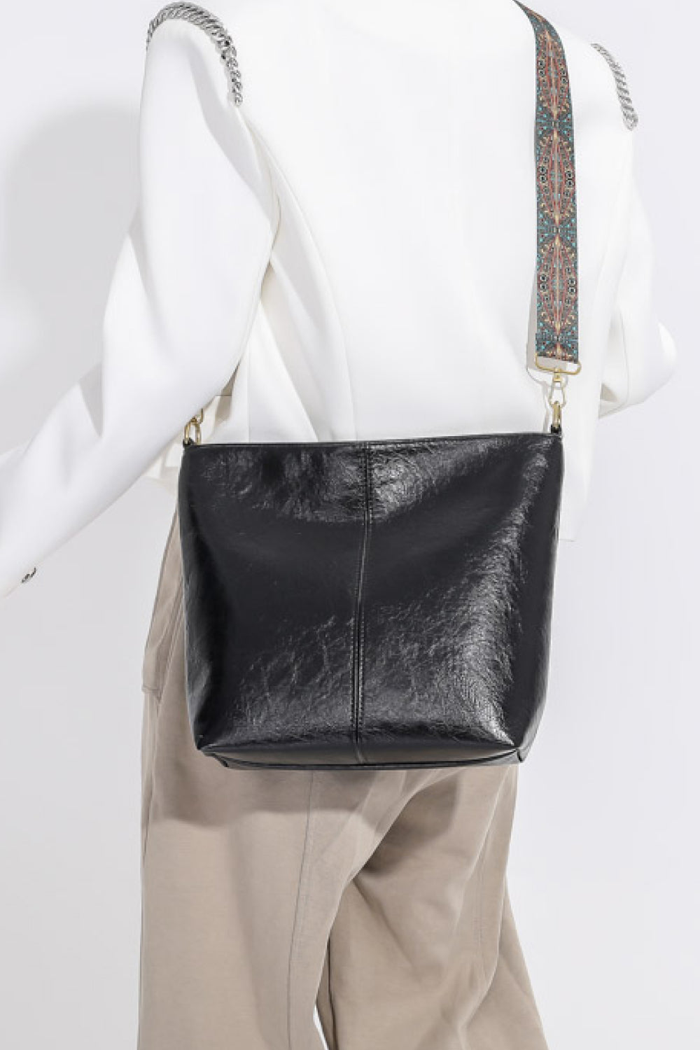PU Leather Shoulder Bag  - Doll Fits
