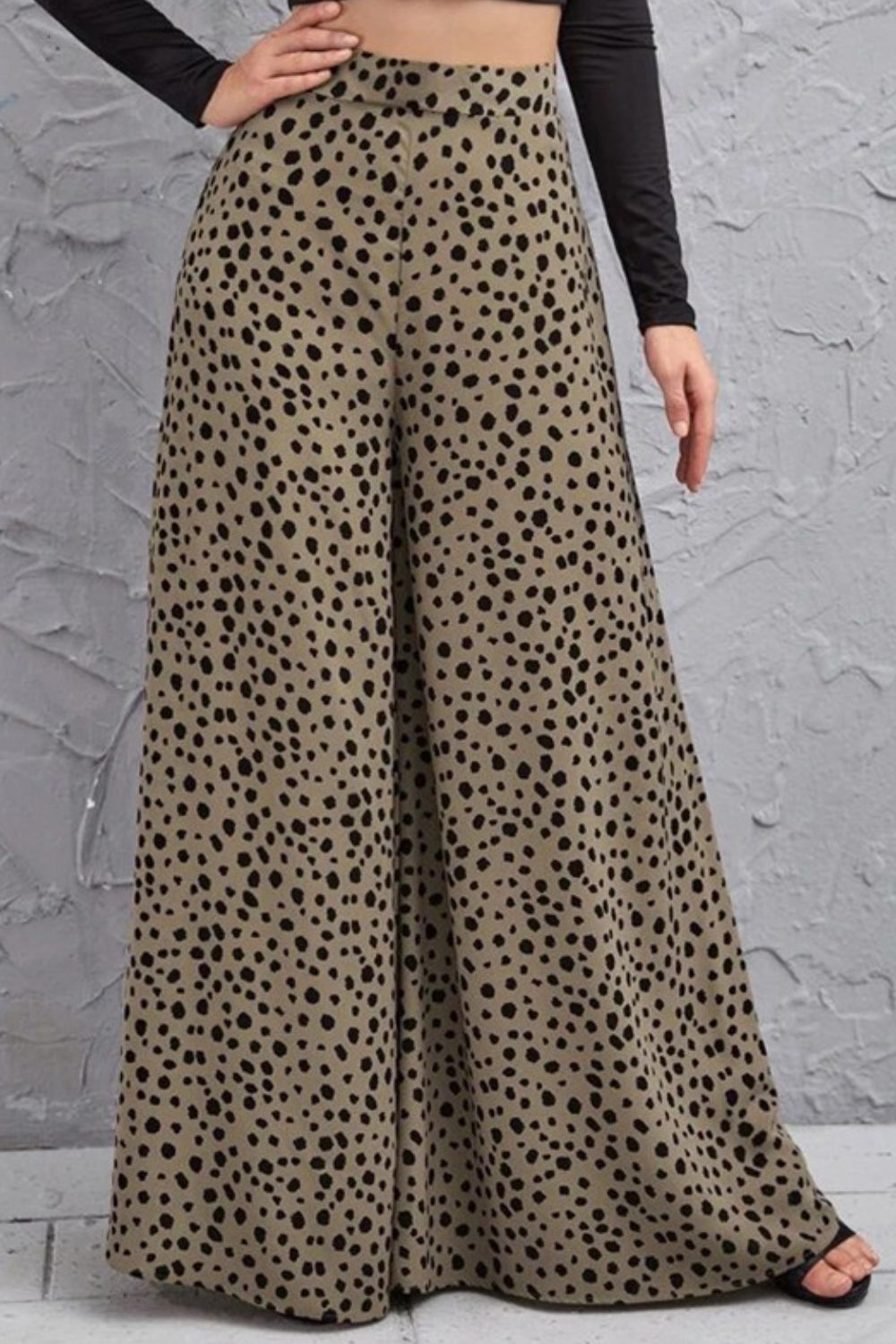 Animal Print High-Rise Culottes  - Doll Fits