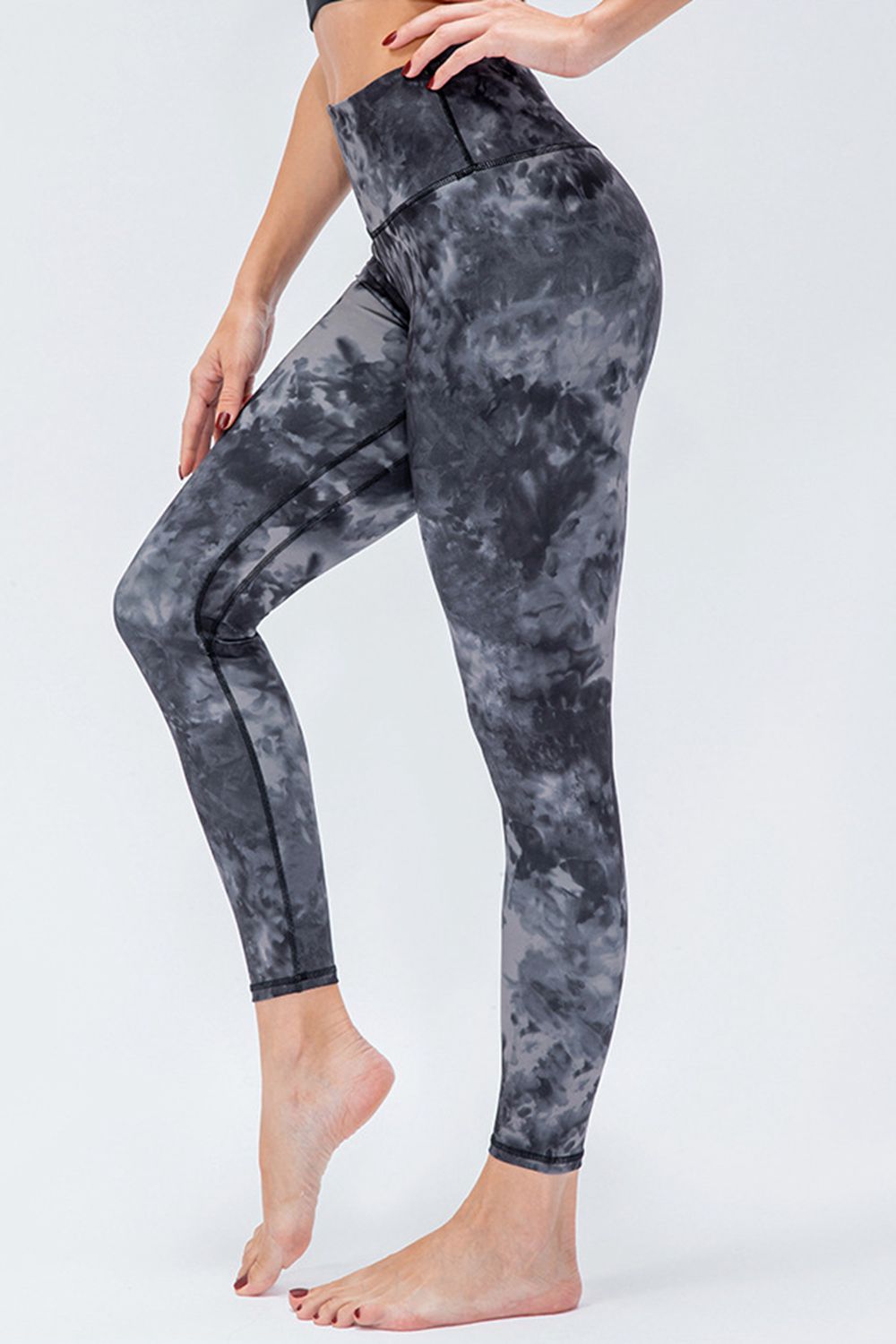 Wide Waistband Slim Fit Active Leggings  Activewear- Doll Fits