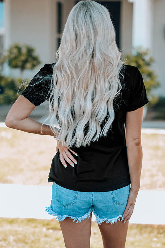 LONG LIVE COWBOYS Graphic Tee Shirt  Shirts & Tops- Doll Fits