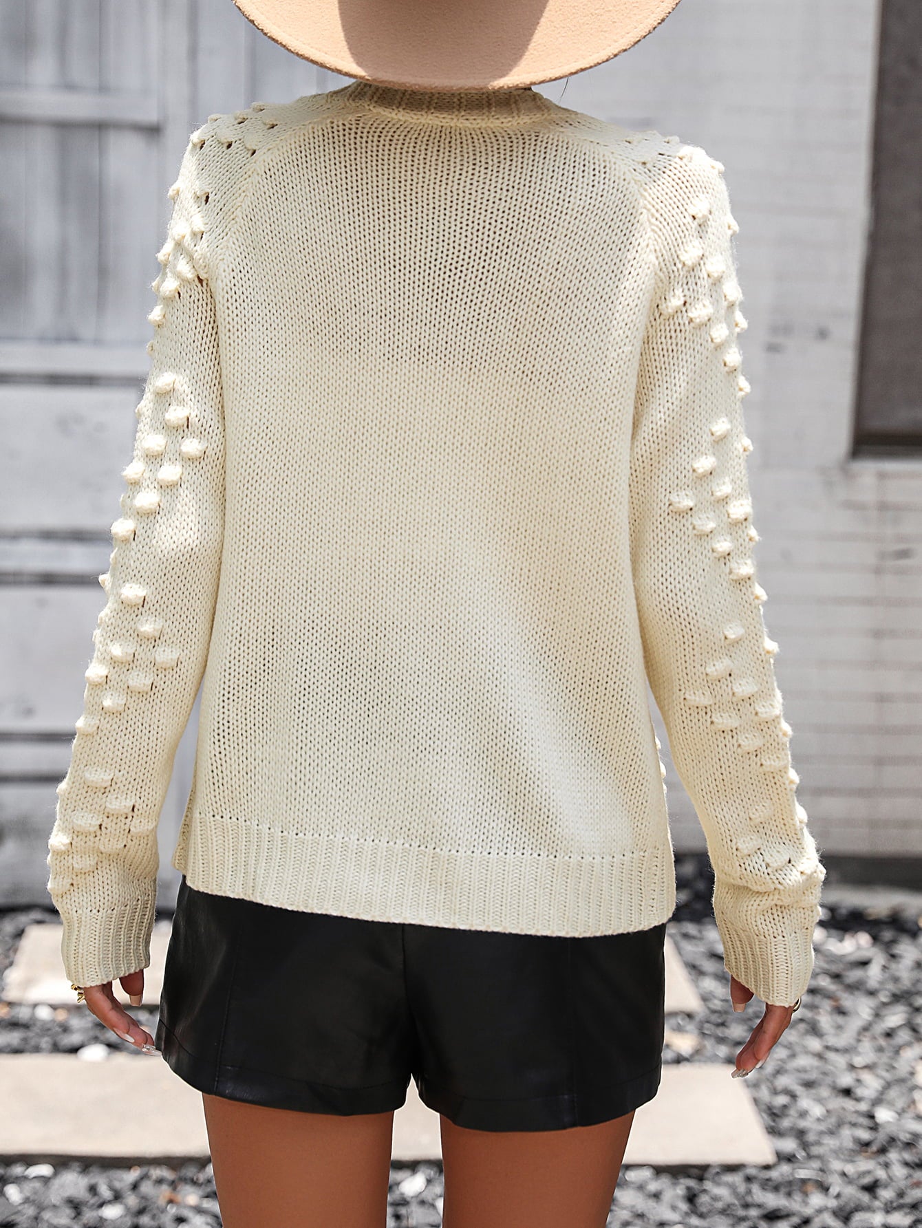 Open Front Long Sleeve Cardigan  - Doll Fits