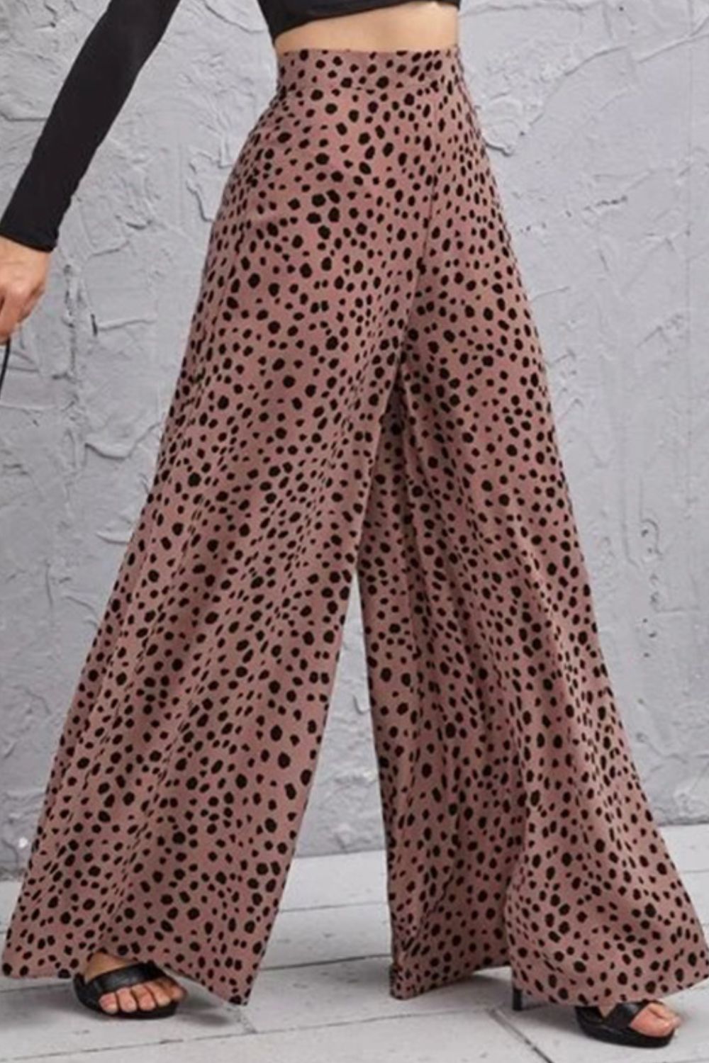 Animal Print High-Rise Culottes  - Doll Fits
