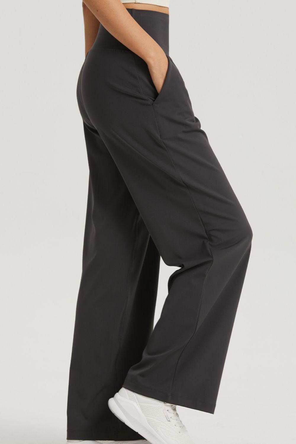Straight Leg Sports Pants with Pockets  - Doll Fits