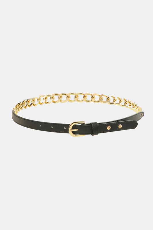 PU Leather Chain Belt  - Doll Fits