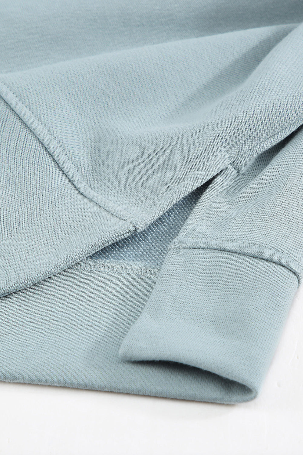 Drop Shoulder Hoodie with Slit  Shirts & Tops- Doll Fits