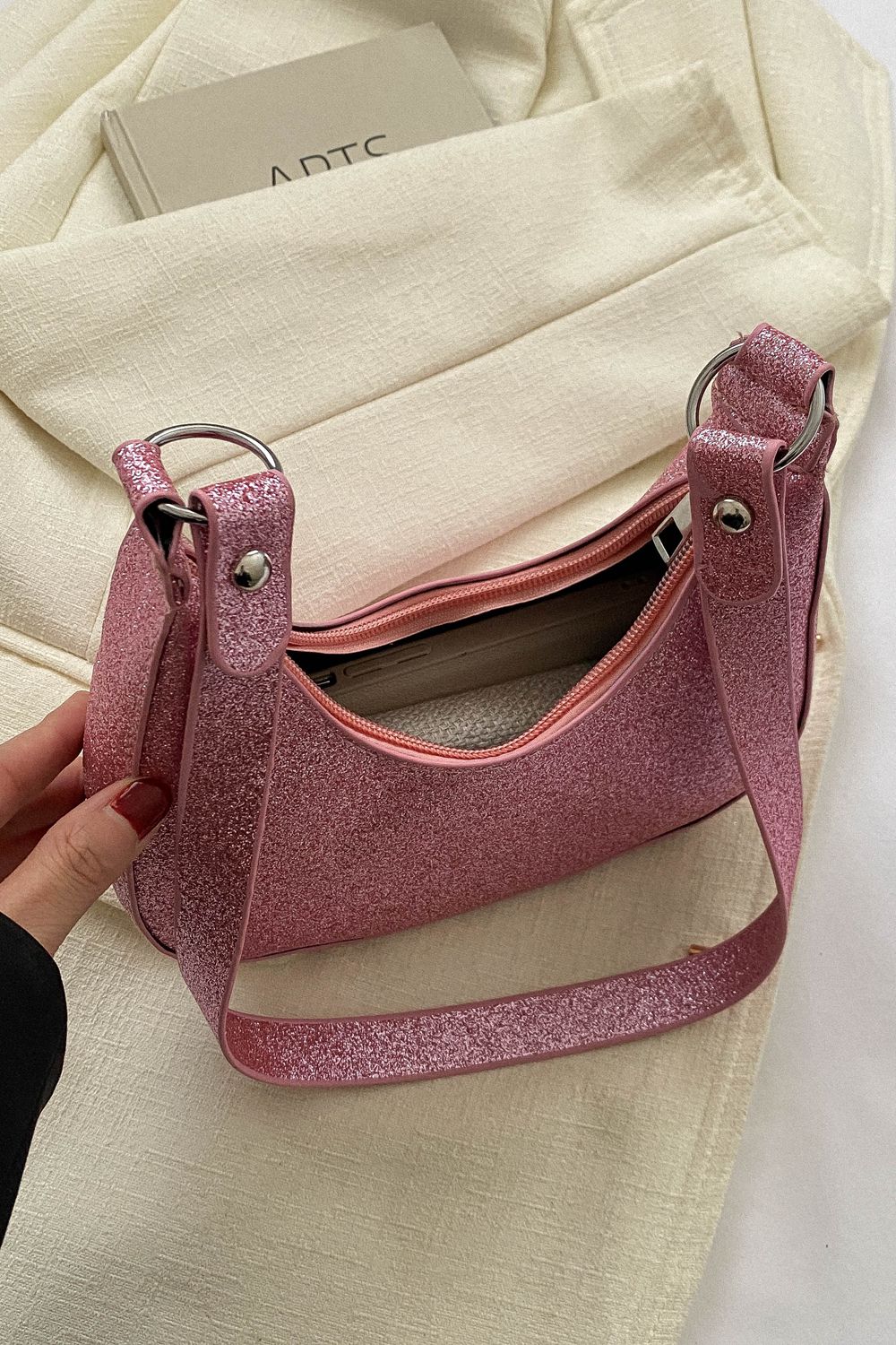 Small Glitter Shoulder Bag  Handbags- Doll Fits