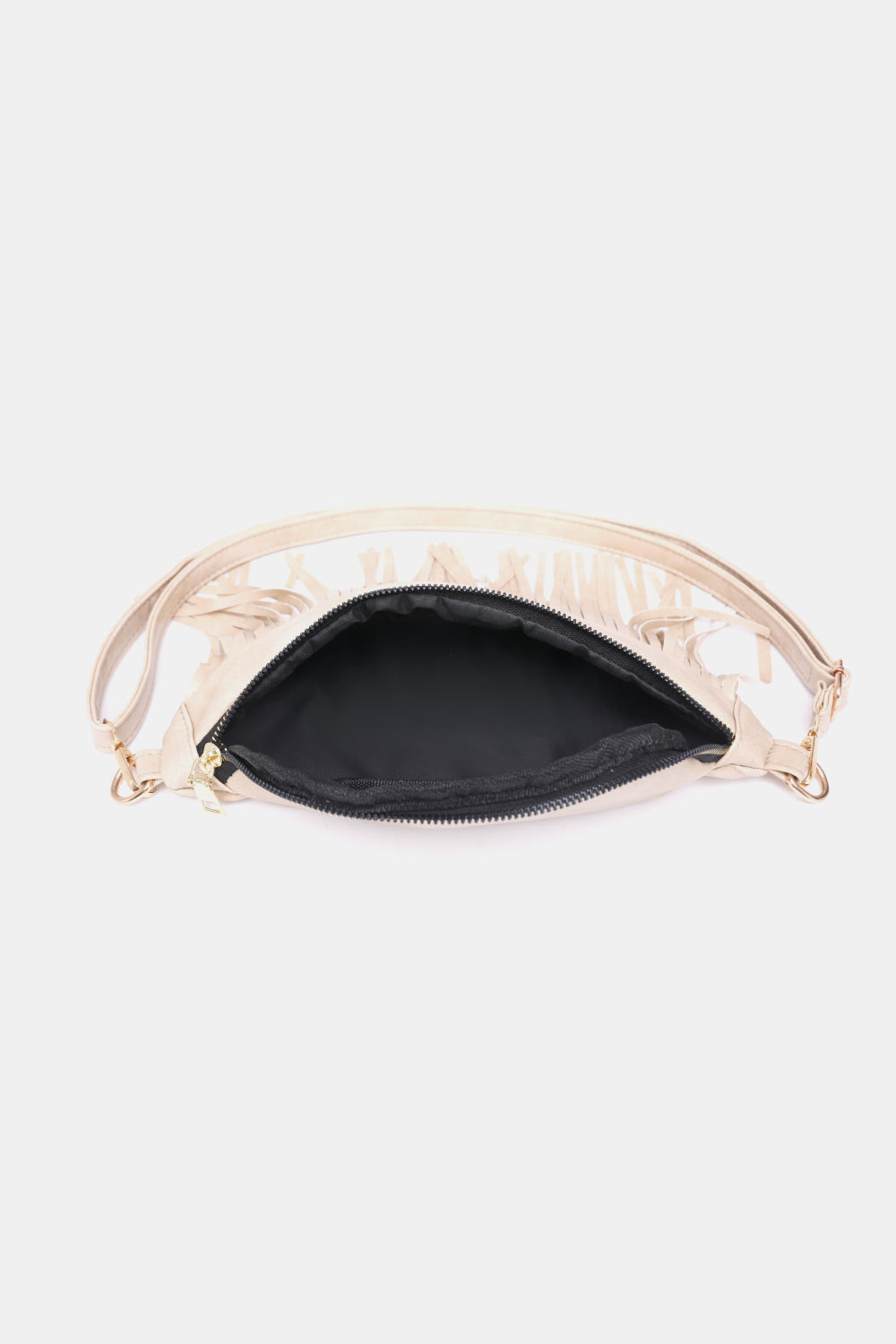 Fringed PU Leather Sling Bag  - Doll Fits