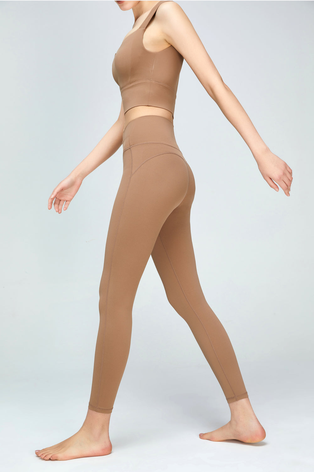 V-Waist Sports Leggings  Activewear- Doll Fits