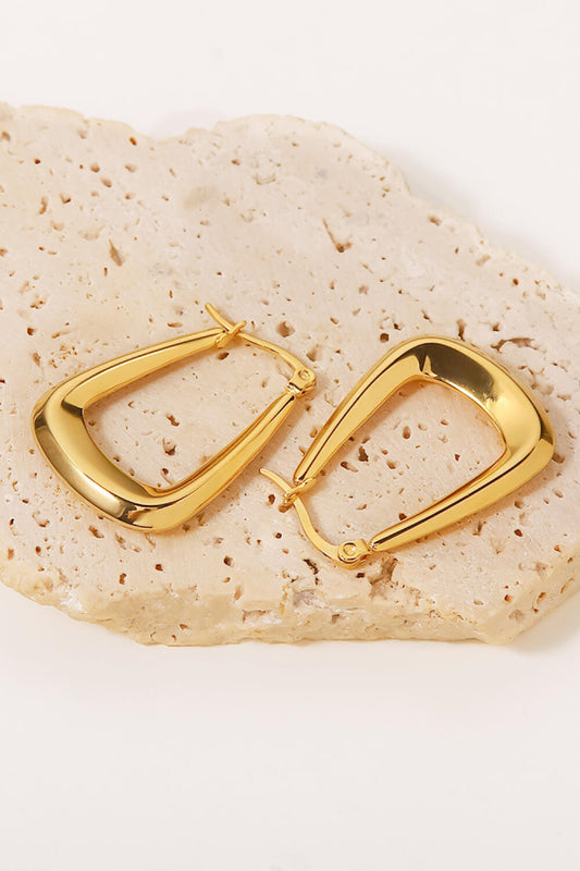 18K Gold-Plated Geometric Earrings  Earrings- Doll Fits