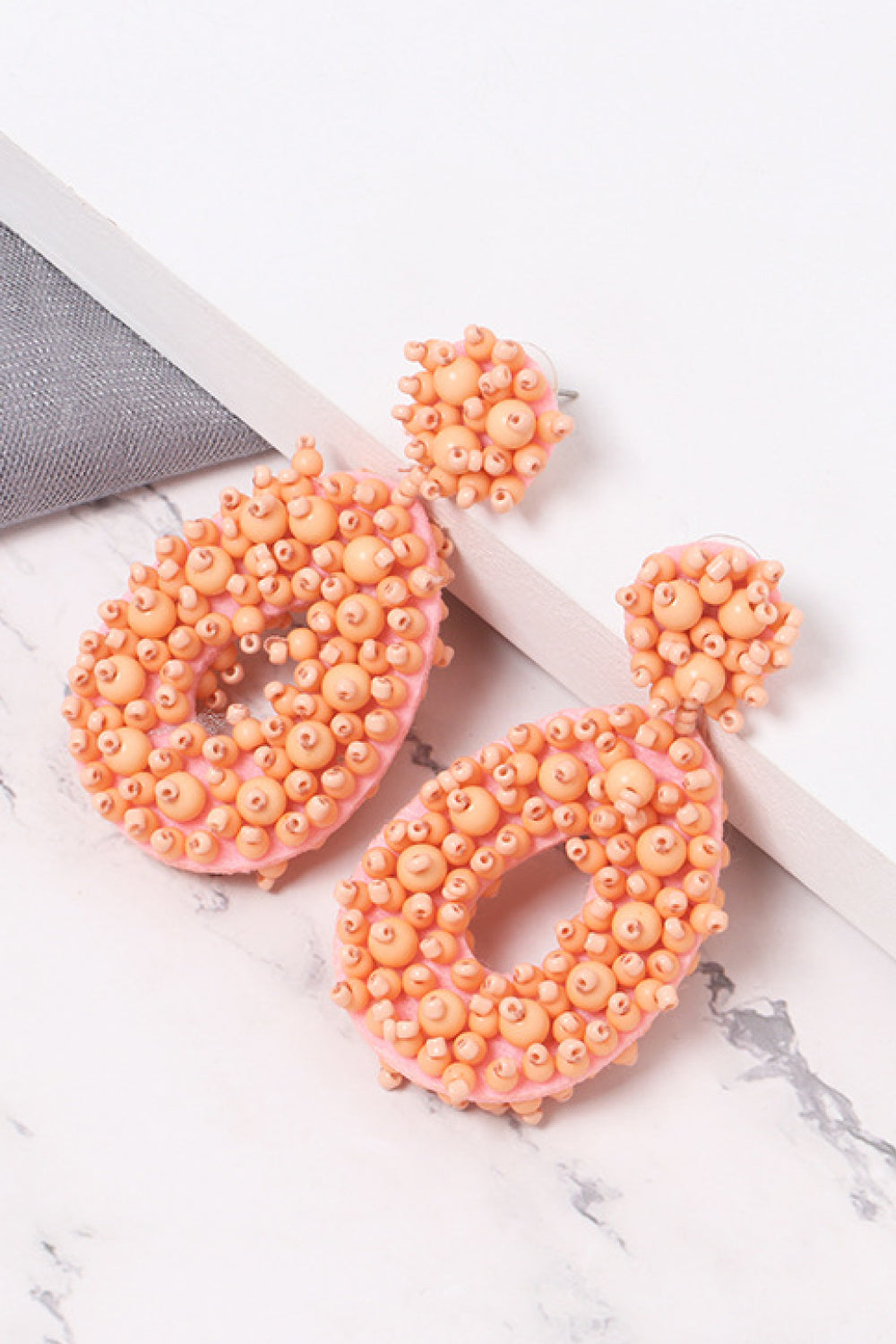Beaded Dangle Earrings  Earrings- Doll Fits