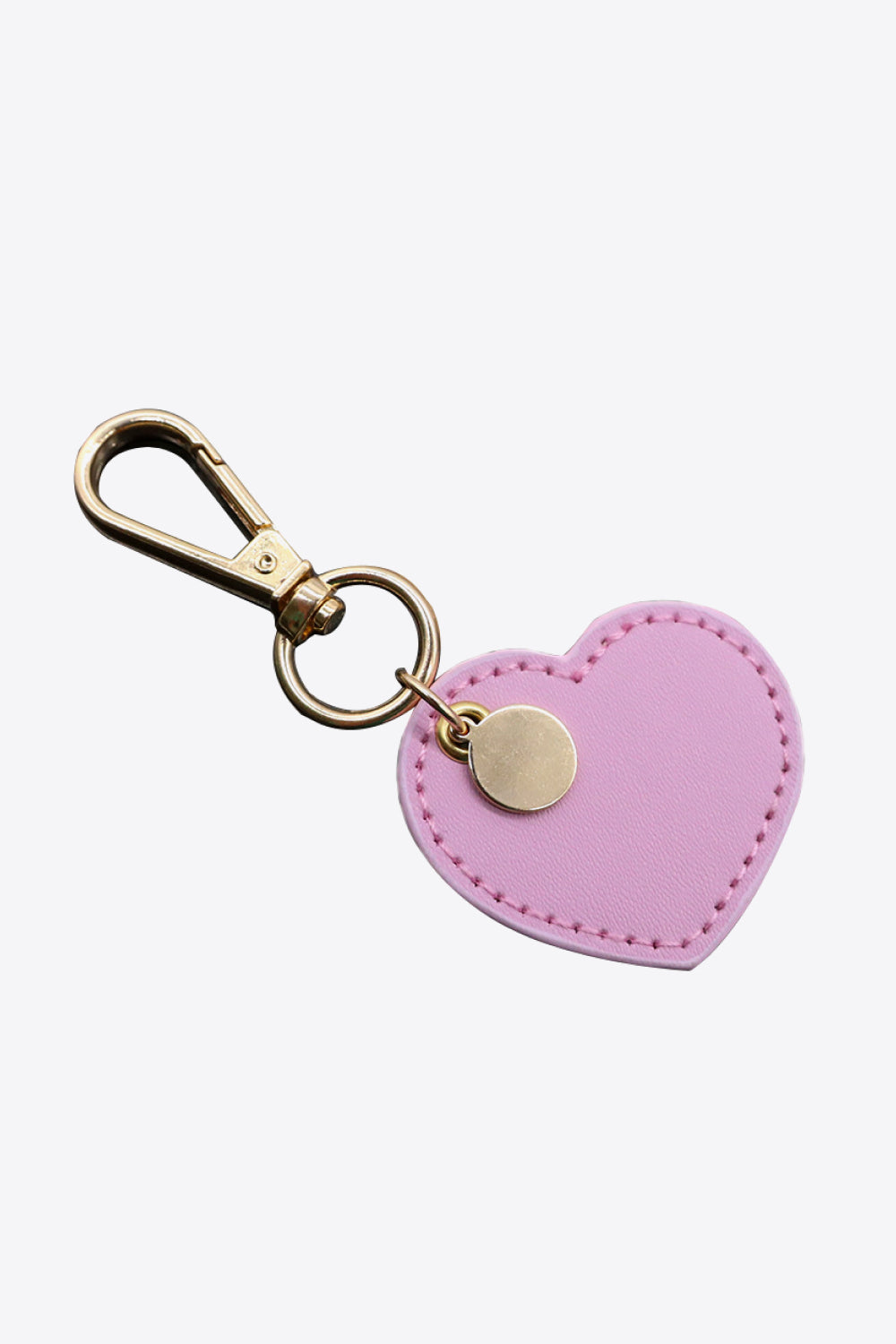 Assorted 4-Pack Heart Shape PU Leather Keychain  Keychains- Doll Fits