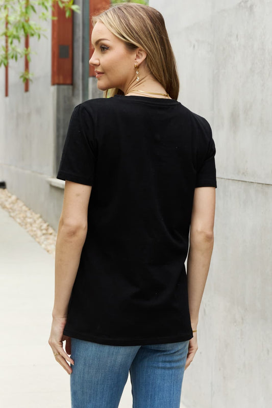 Simply Love Full Size VACAY MODE Graphic Cotton Tee  - Doll Fits