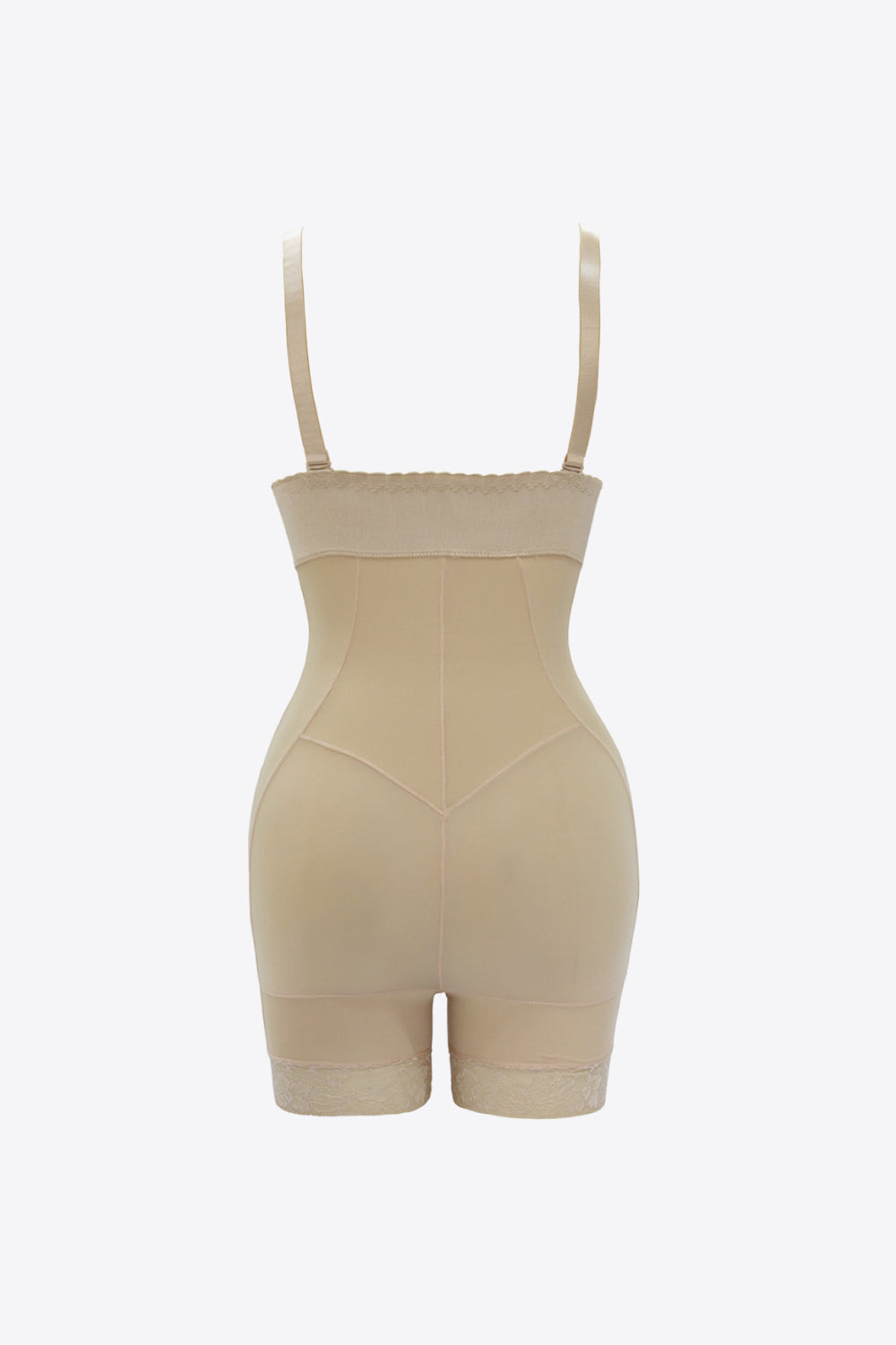 Full Size Zip Up Under-Bust Shaping Bodysuit  Shapewear- Doll Fits