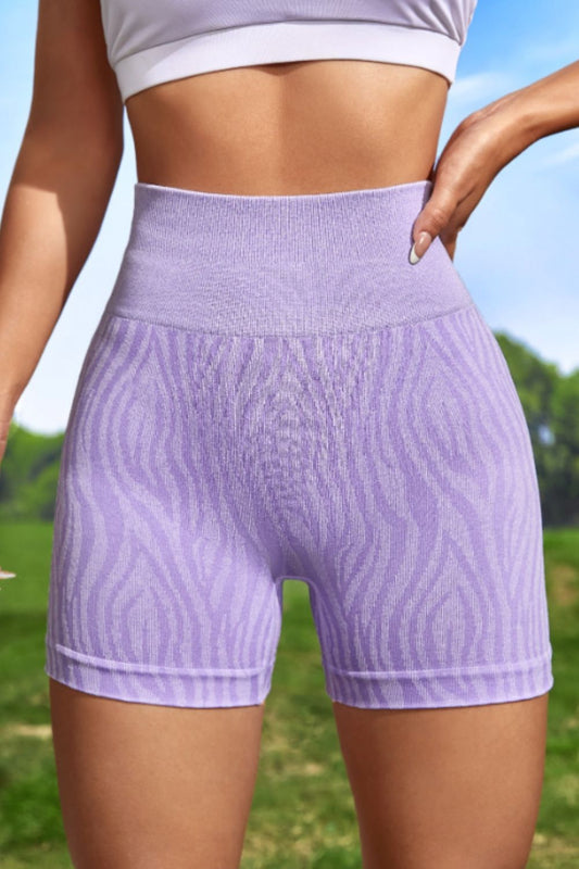 Wide Waistband Slim Fit Active Shorts  Activewear- Doll Fits