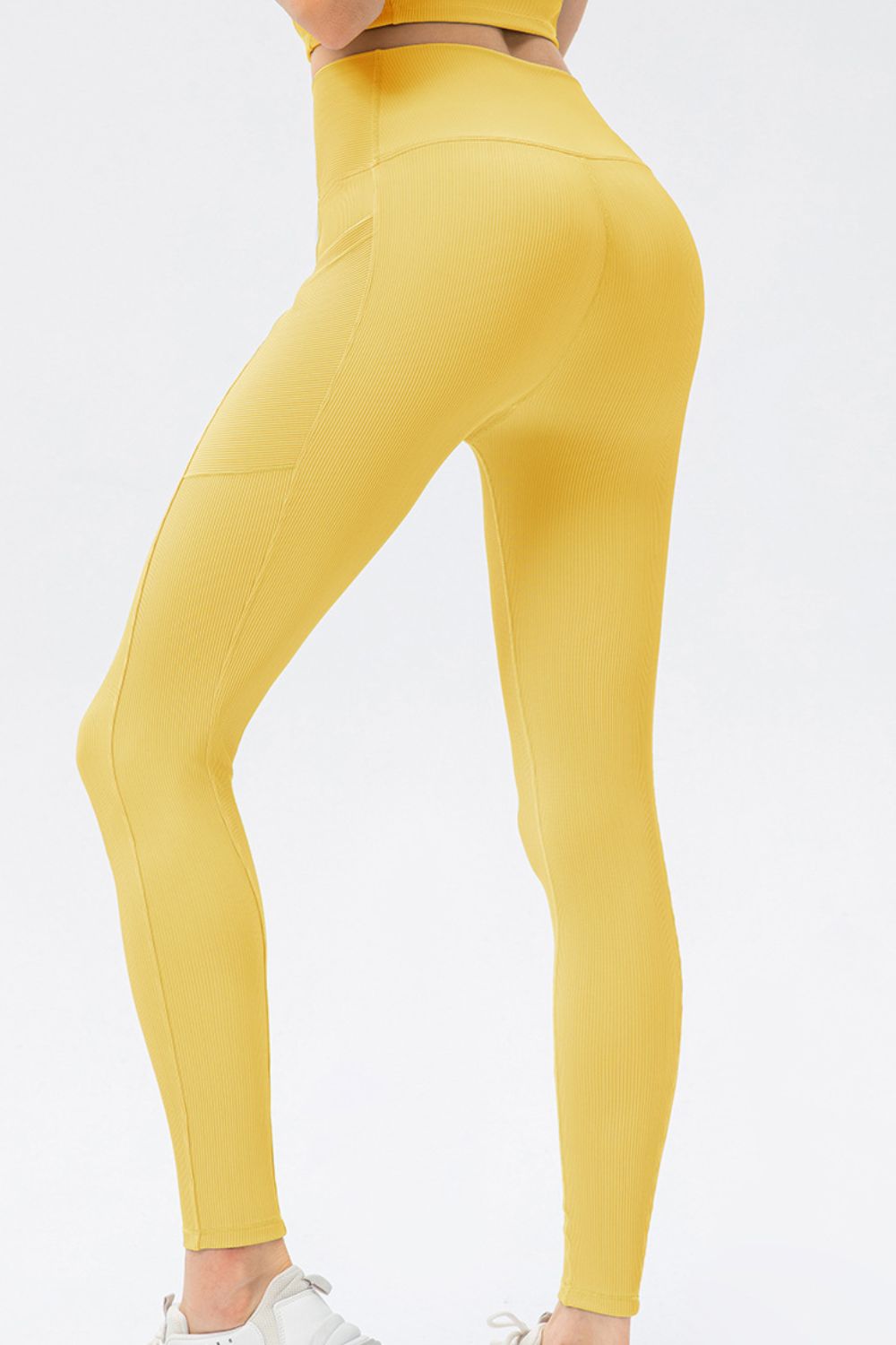 V Shape Waistband Slim Fit Long Sports Pants  - Doll Fits