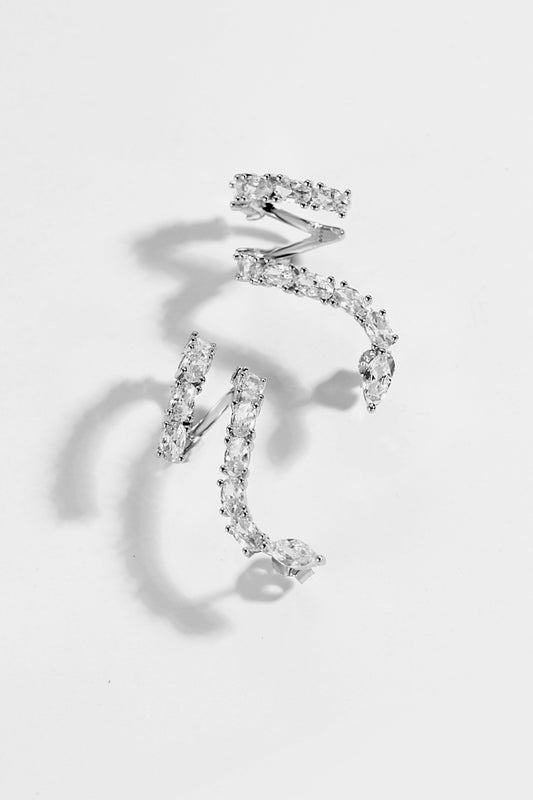 Zircon 925 Sterling Silver Earrings  Earrings- Doll Fits