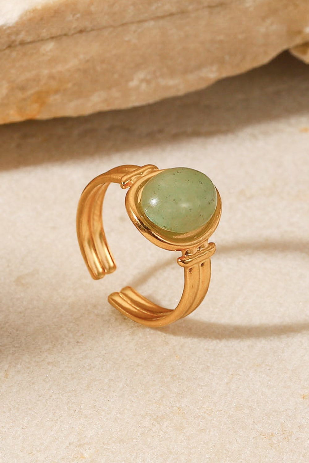 18K Gold Plated Open Ring  Rings- Doll Fits
