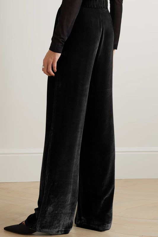 Loose Fit High Waist Long Pants with Pockets  - Doll Fits