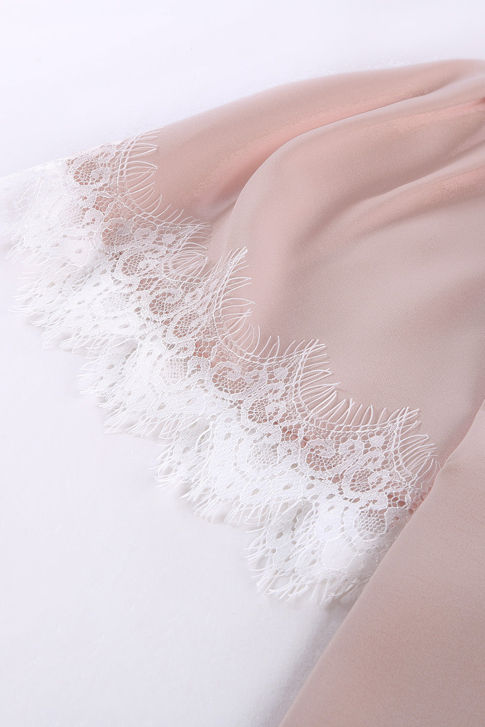 Lace Trim Flutter Sleeve Blouse  Shirts & Tops- Doll Fits
