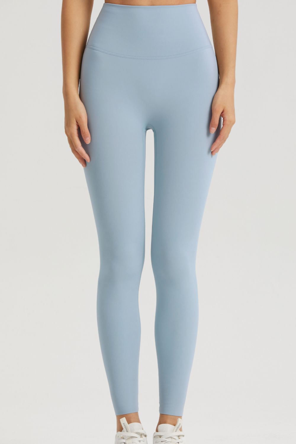 Wide Waistband Sports Leggings  - Doll Fits
