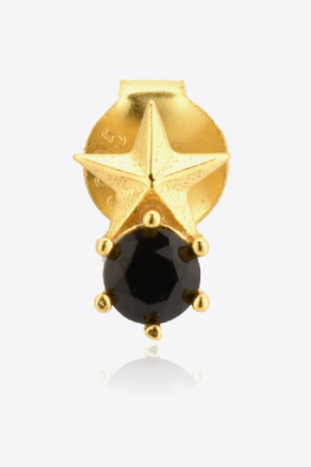 Zircon Star Stud Earrings  Earrings- Doll Fits