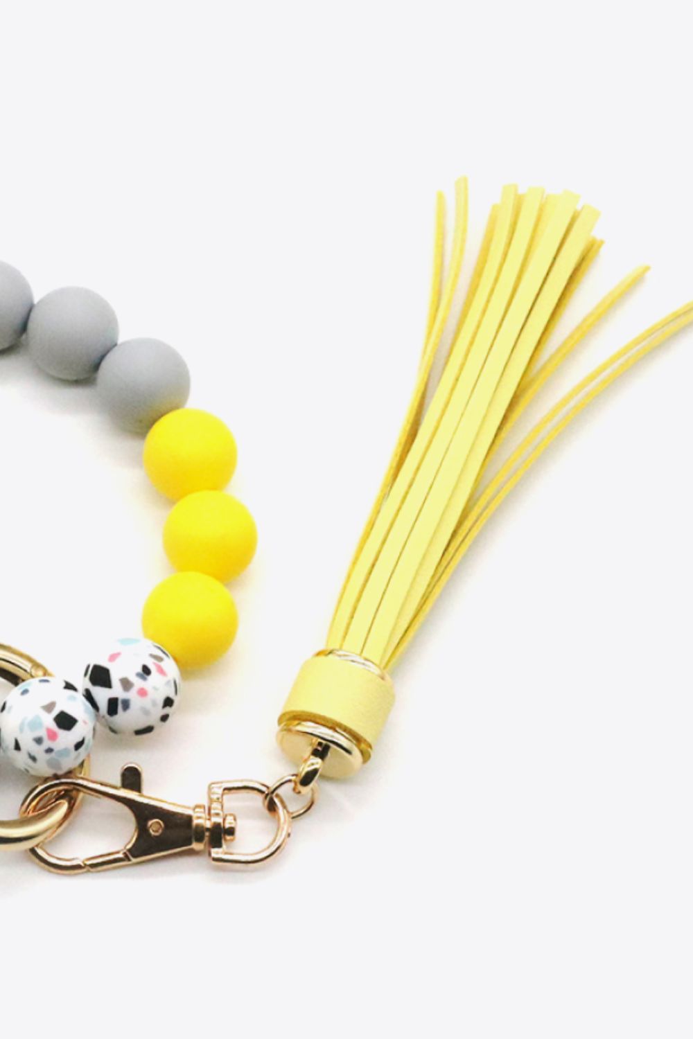Assorted 2-Pack Multicolored Beaded Tassel Keychain  Keychains- Doll Fits