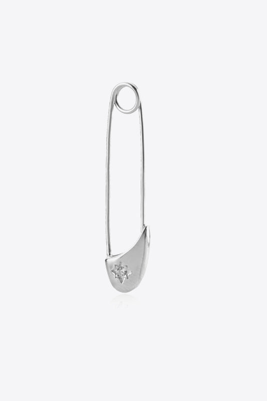 Inlaid Zircon Single Pin Earring  Earrings- Doll Fits