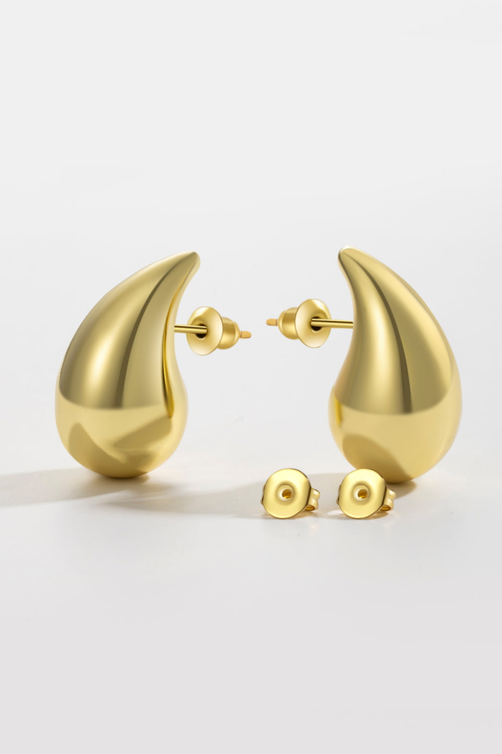 Big Size Water Drop Brass Earrings  Earrings- Doll Fits