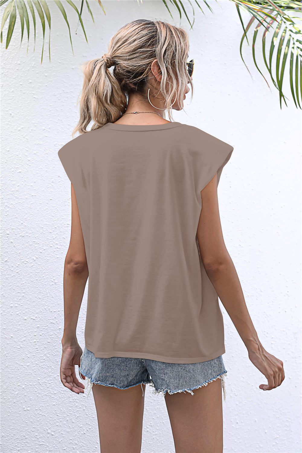 Round Neck Cap Sleeve Tee  - Doll Fits