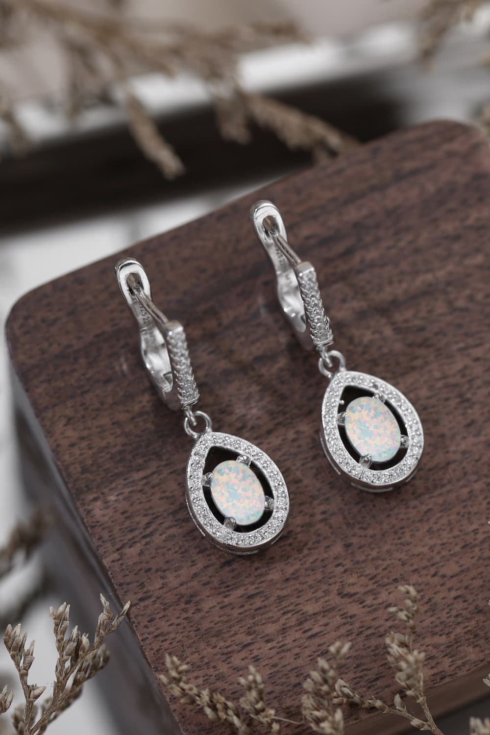 Opal Pear Shaped Drop Earrings  Earrings- Doll Fits