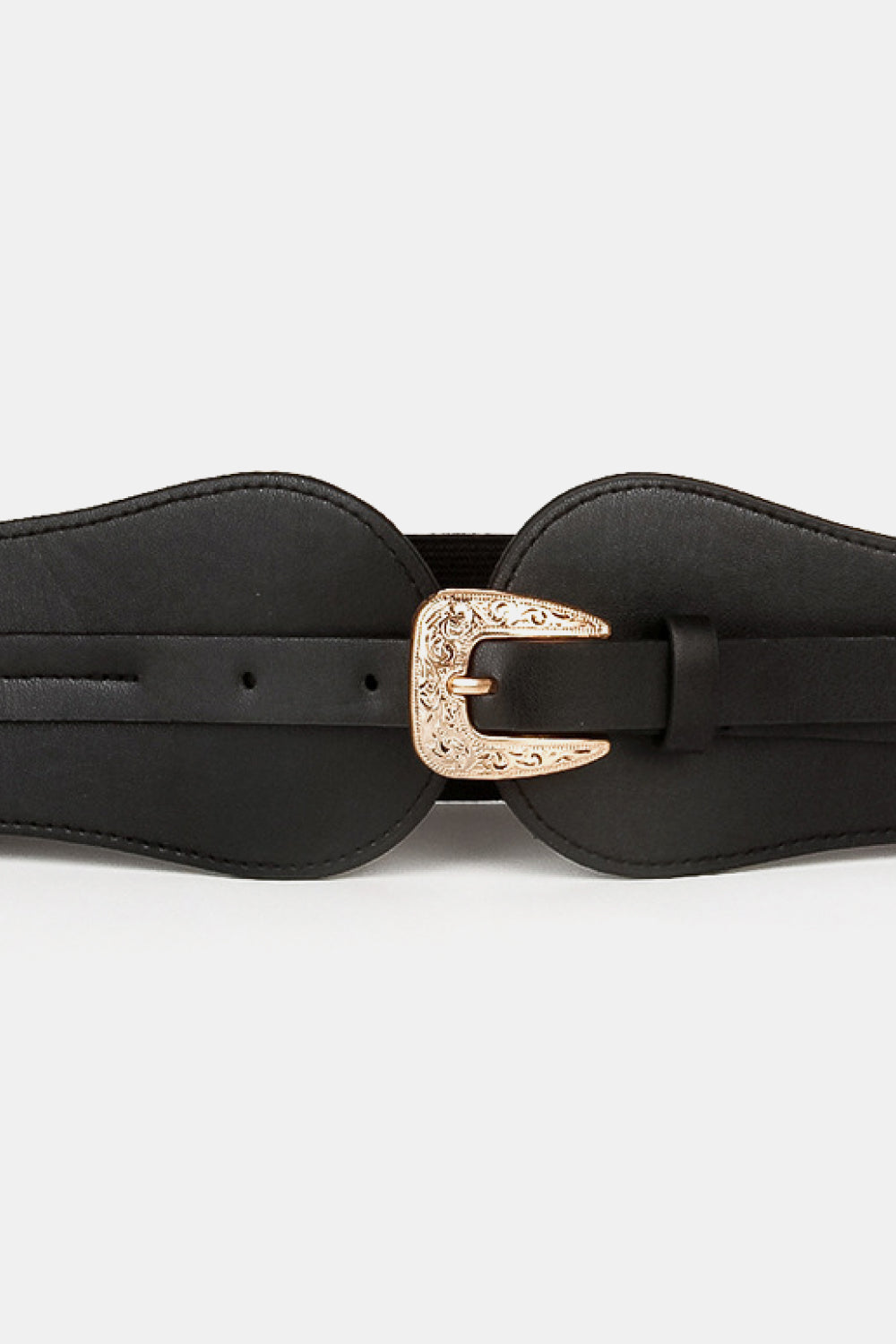 Wide Elastic Belt with Alloy Buckle  Belts- Doll Fits